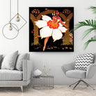 Fête des Narcisses by Archive on GIANT ART - orange vintage