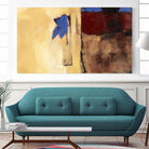 Le cœur est un oiseau by Diane Lambin on GIANT ART - blue abstract