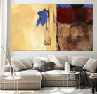 Le cœur est un oiseau by Diane Lambin on GIANT ART - blue abstract