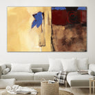 Le cœur est un oiseau by Diane Lambin on GIANT ART - blue abstract