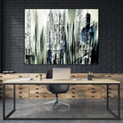 Abstract City Perspective II by Jean-François Dupuis on GIANT ART - white city scene