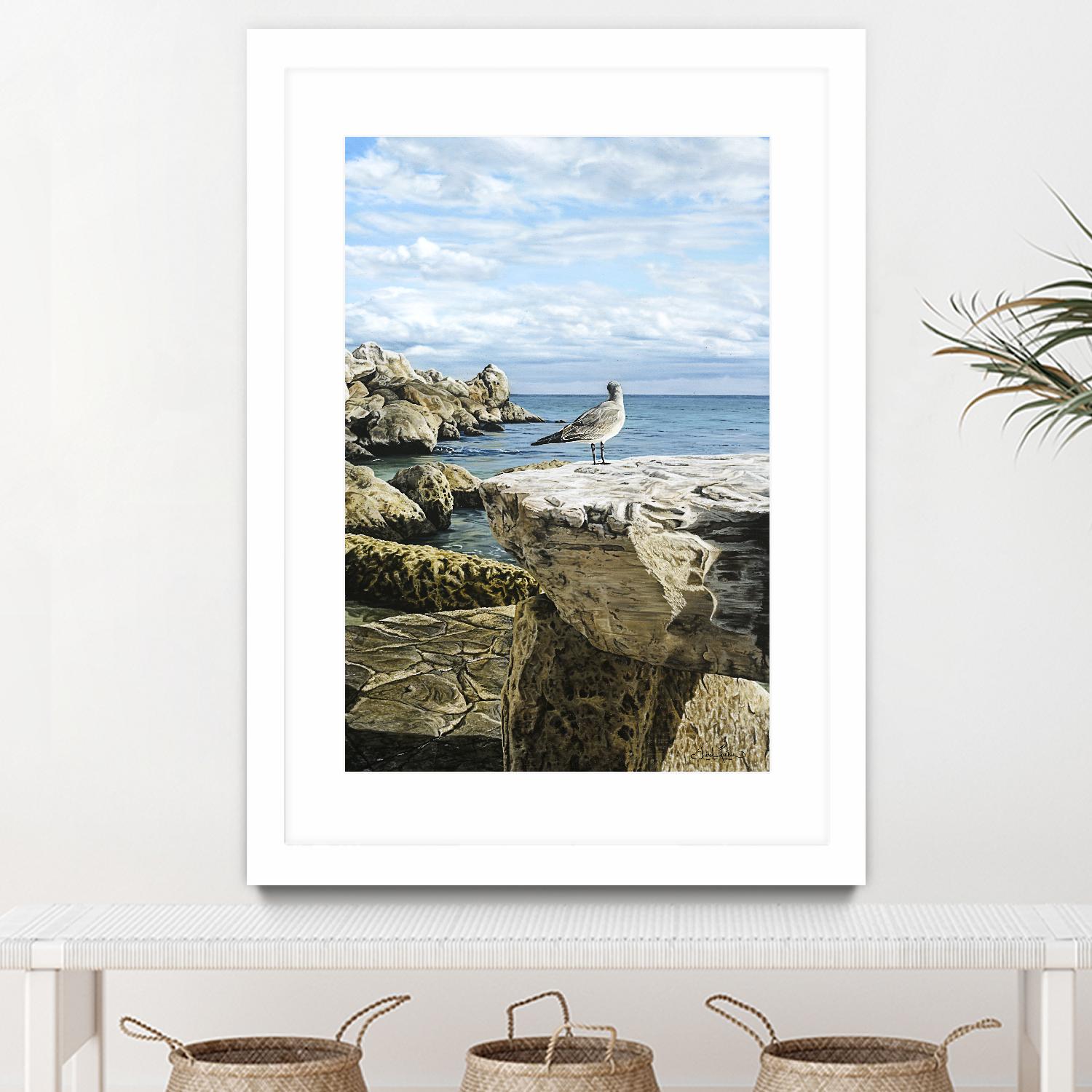 Sans titre by Sarah Fecteau on GIANT ART - grey sea scene