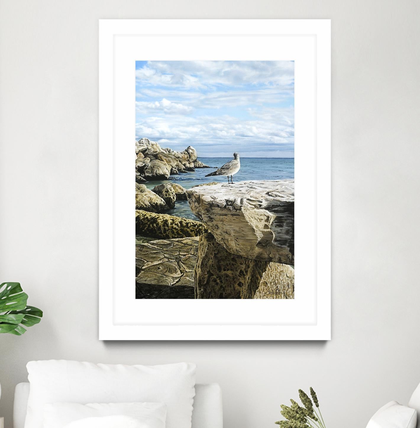 Sans titre by Sarah Fecteau on GIANT ART - grey sea scene