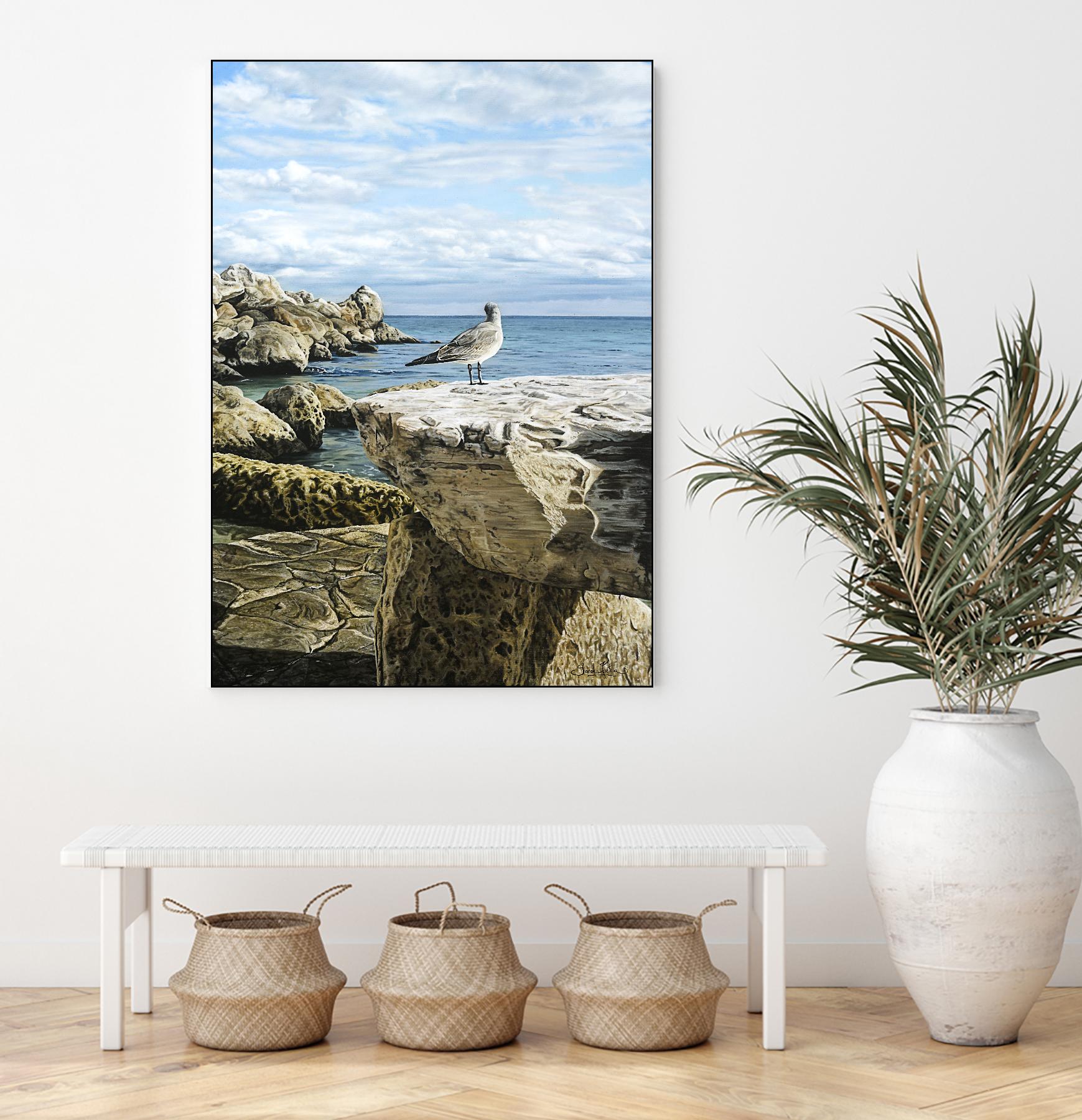 Sans titre by Sarah Fecteau on GIANT ART - grey sea scene