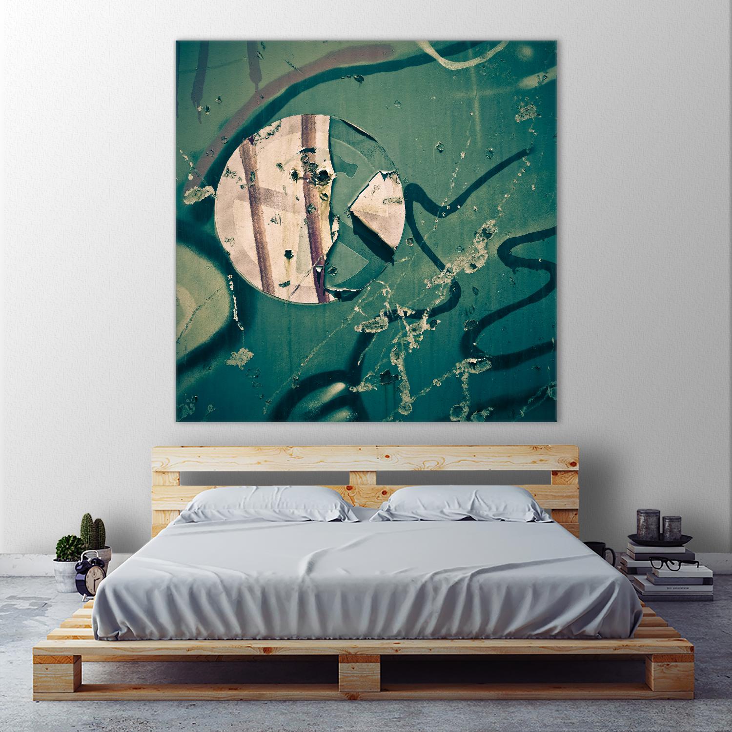 Contrast in Metal III by Jean-François Dupuis on GIANT ART - pink abstract rust