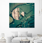 Contrast in Metal III by Jean-François Dupuis on GIANT ART - pink abstract rust