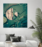 Contrast in Metal III by Jean-François Dupuis on GIANT ART - pink abstract rust