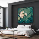 Contrast in Metal III by Jean-François Dupuis on GIANT ART - pink abstract rust