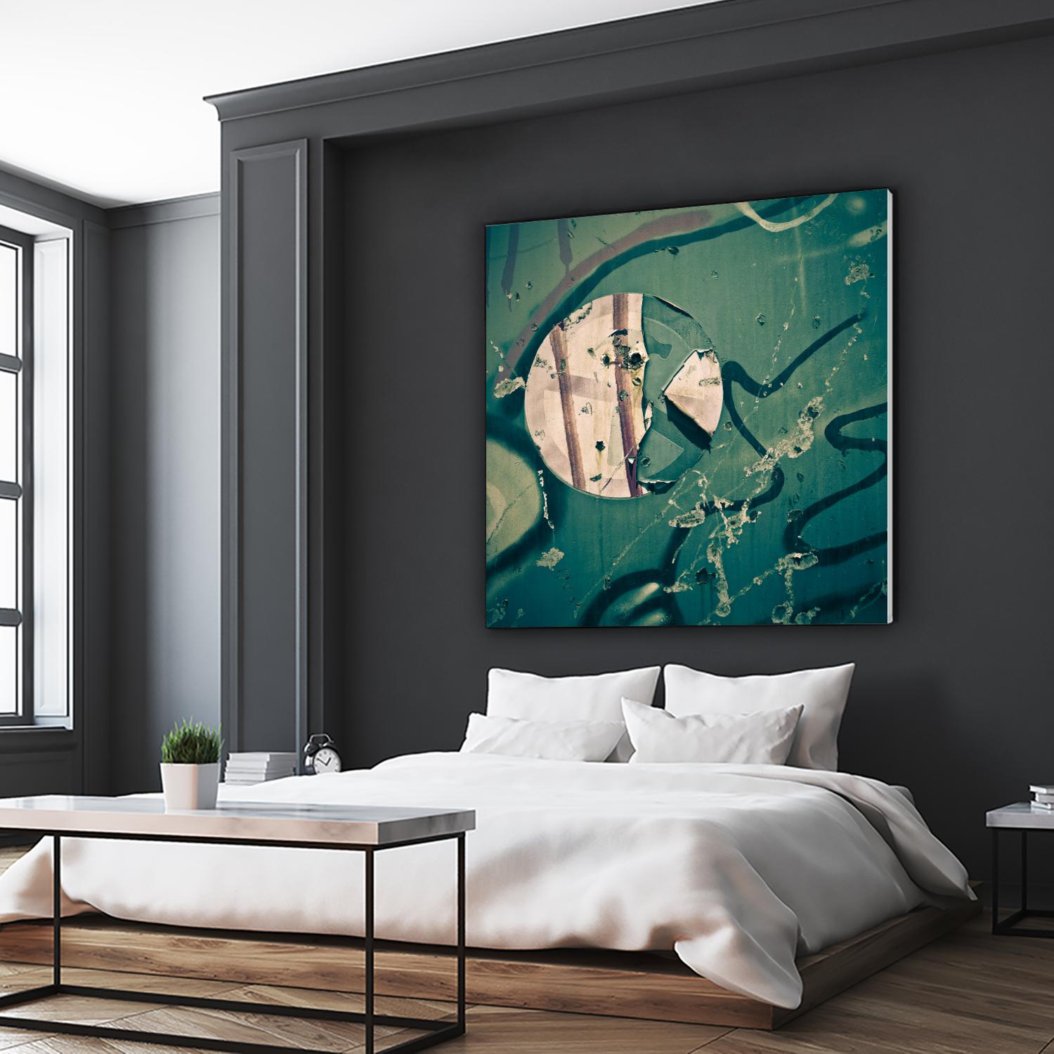 Contrast in Metal III by Jean-François Dupuis on GIANT ART - pink abstract rust