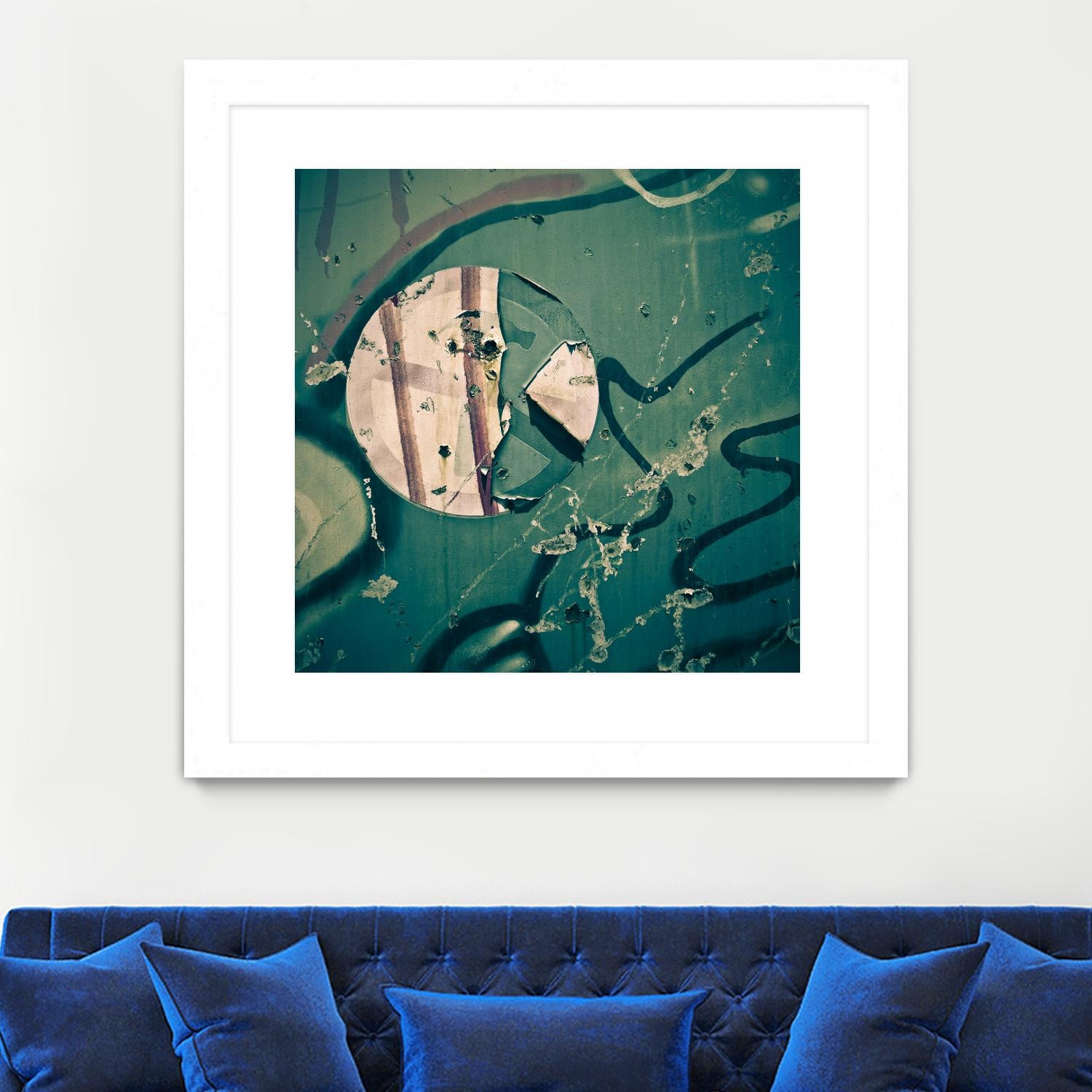 Contrast in Metal III by Jean-François Dupuis on GIANT ART - pink abstract rust