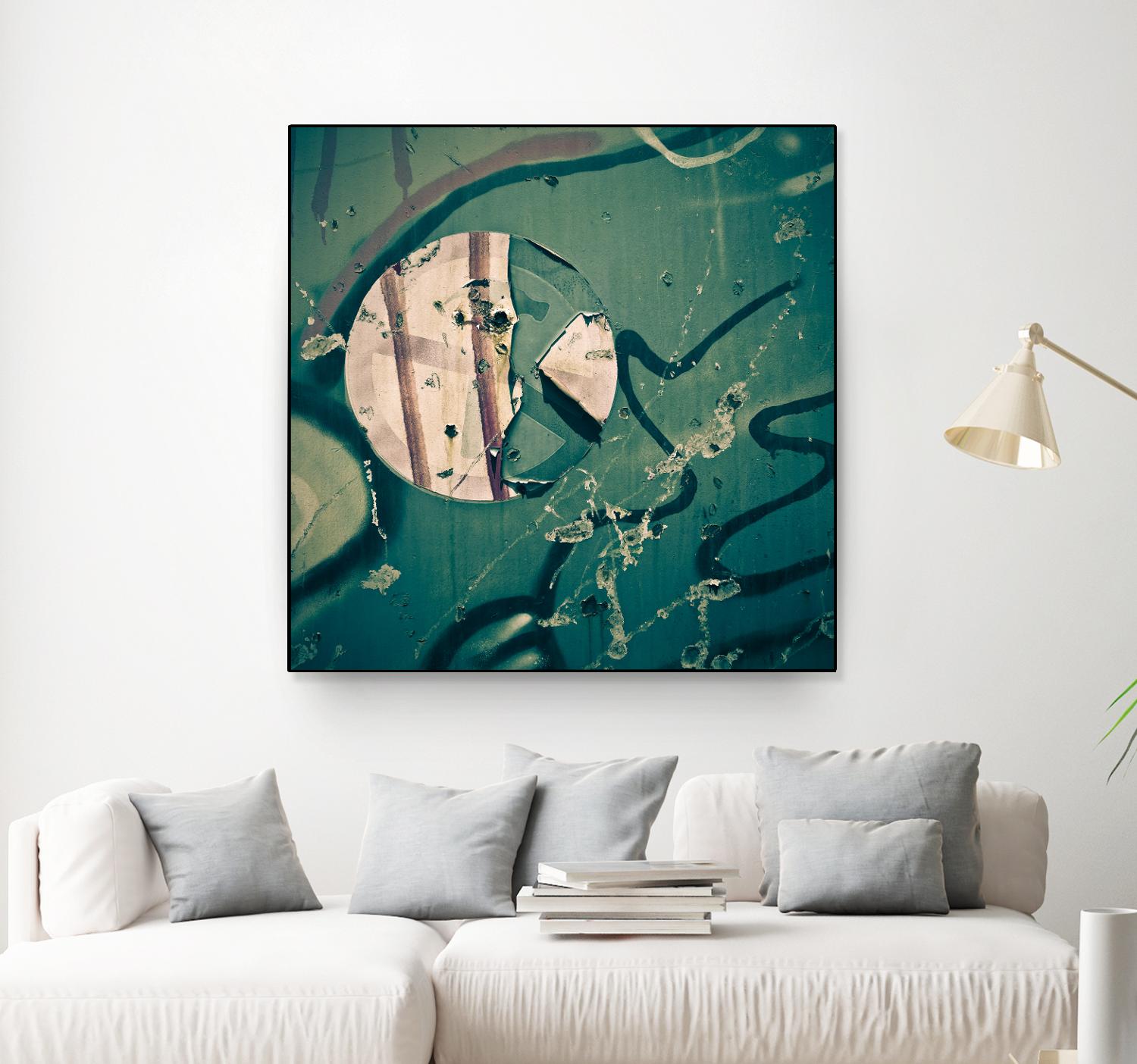 Contrast in Metal III by Jean-François Dupuis on GIANT ART - pink abstract rust