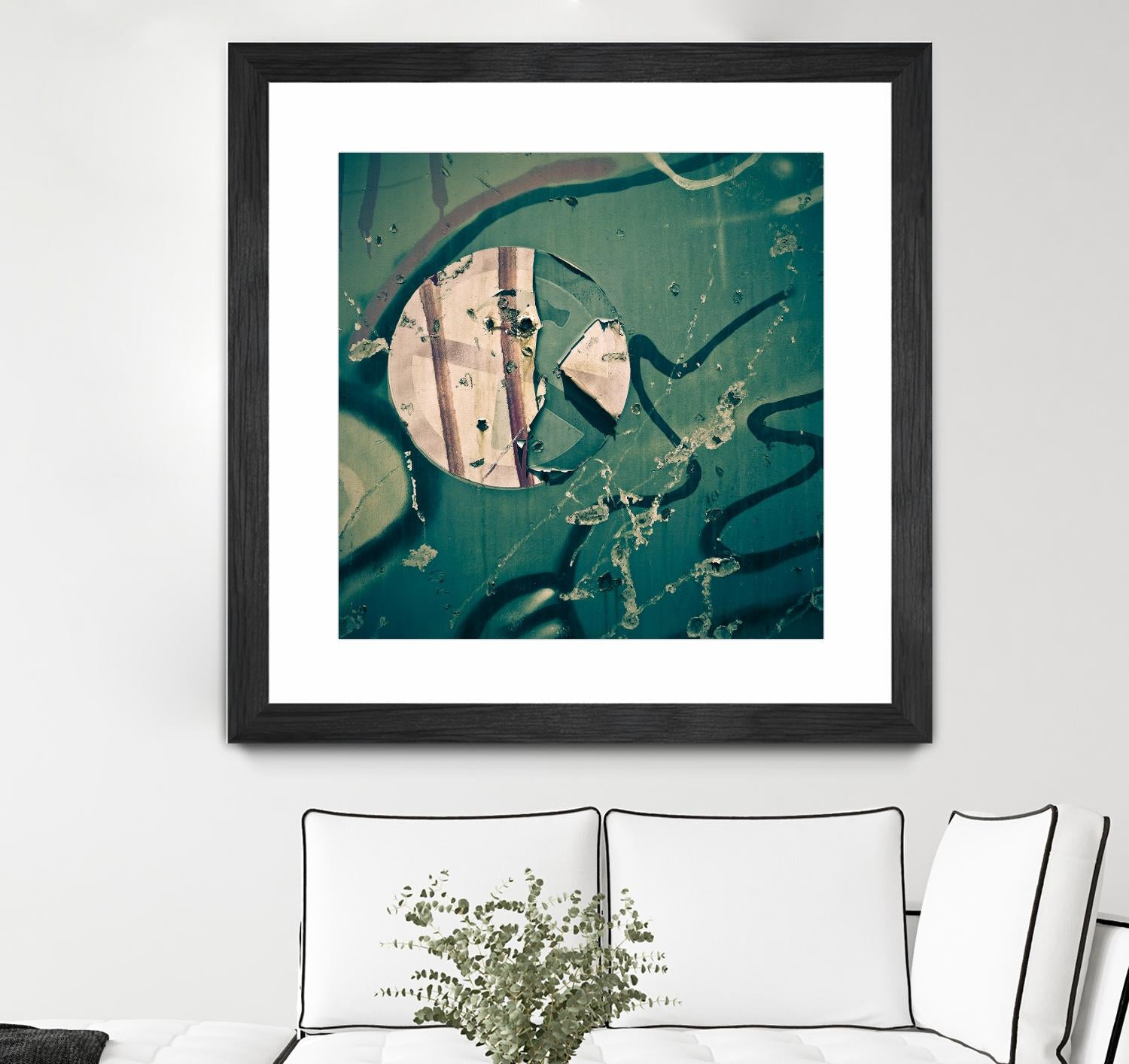 Contrast in Metal III by Jean-François Dupuis on GIANT ART - pink abstract rust