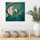 Contrast in Metal III by Jean-François Dupuis on GIANT ART - pink abstract rust