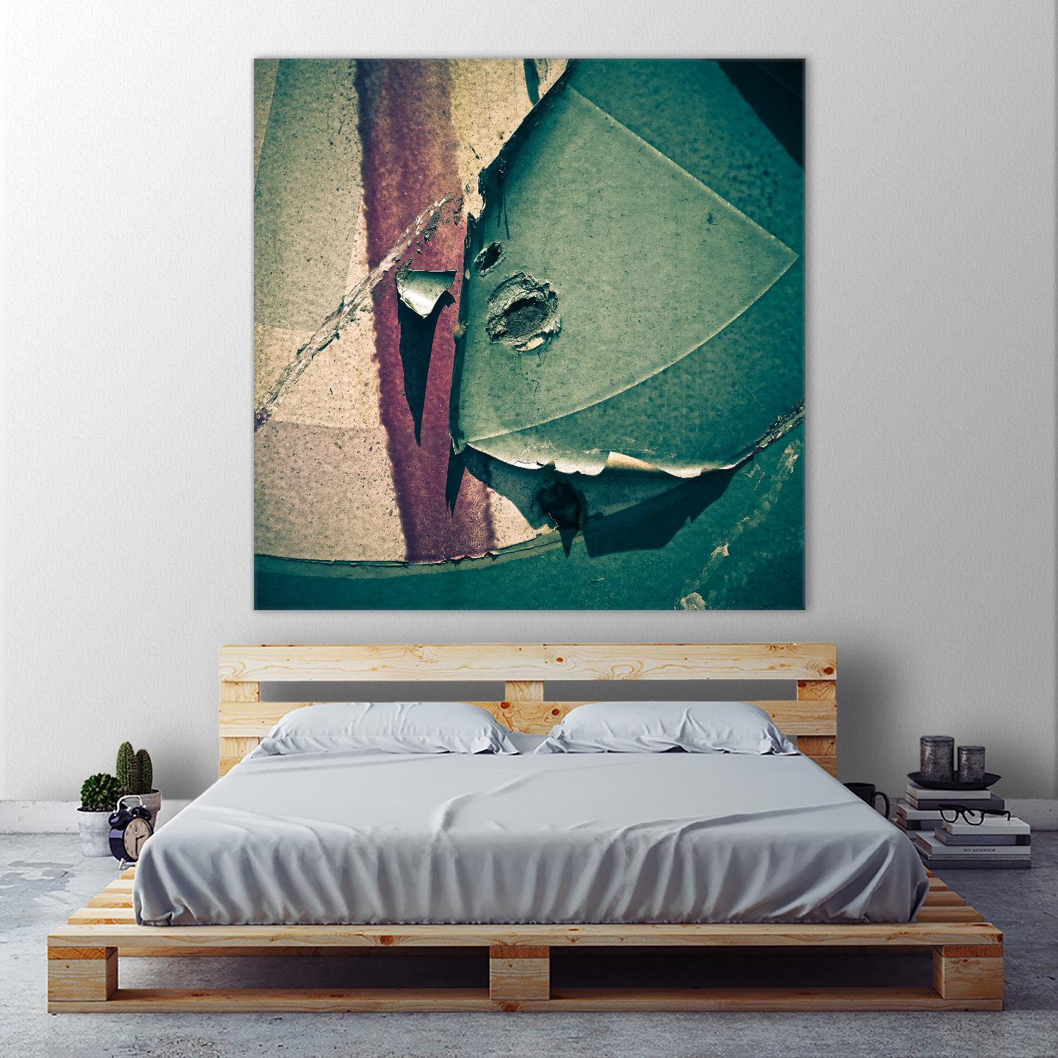 Contrast in Metal IV by Jean-François Dupuis on GIANT ART - pink photo art rust