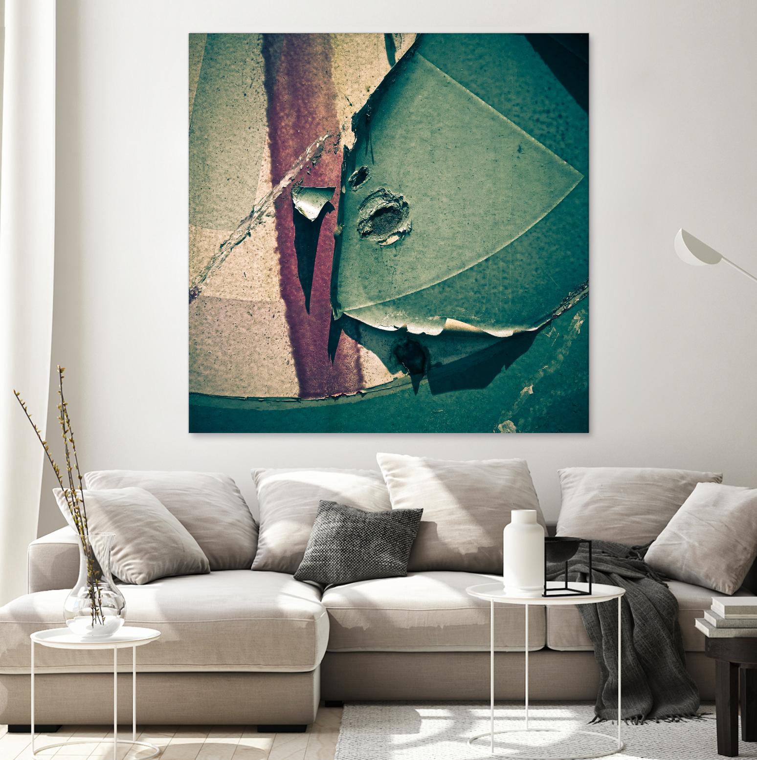 Contrast in Metal IV by Jean-François Dupuis on GIANT ART - pink photo art rust