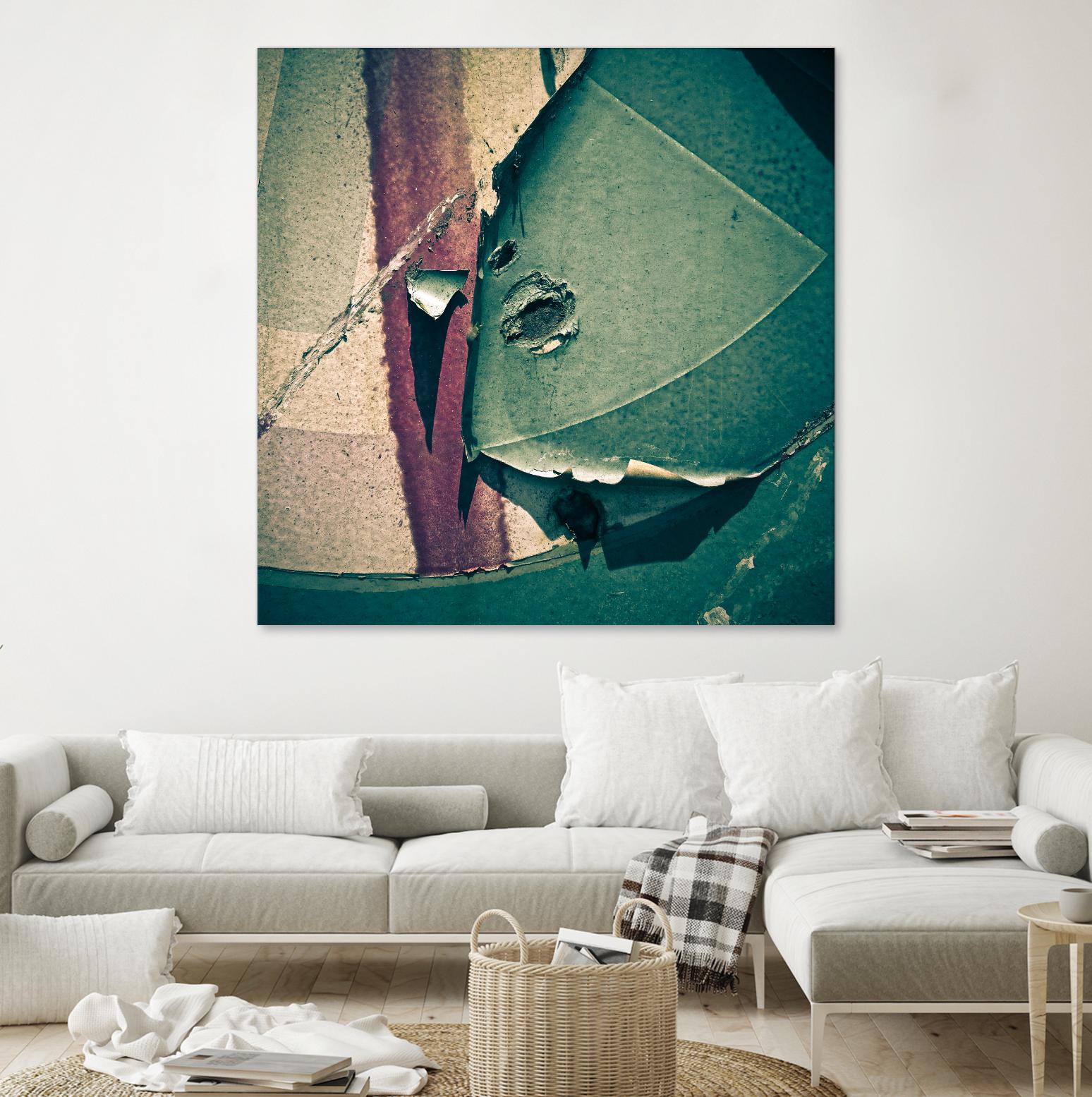 Contrast in Metal IV by Jean-François Dupuis on GIANT ART - pink photo art rust