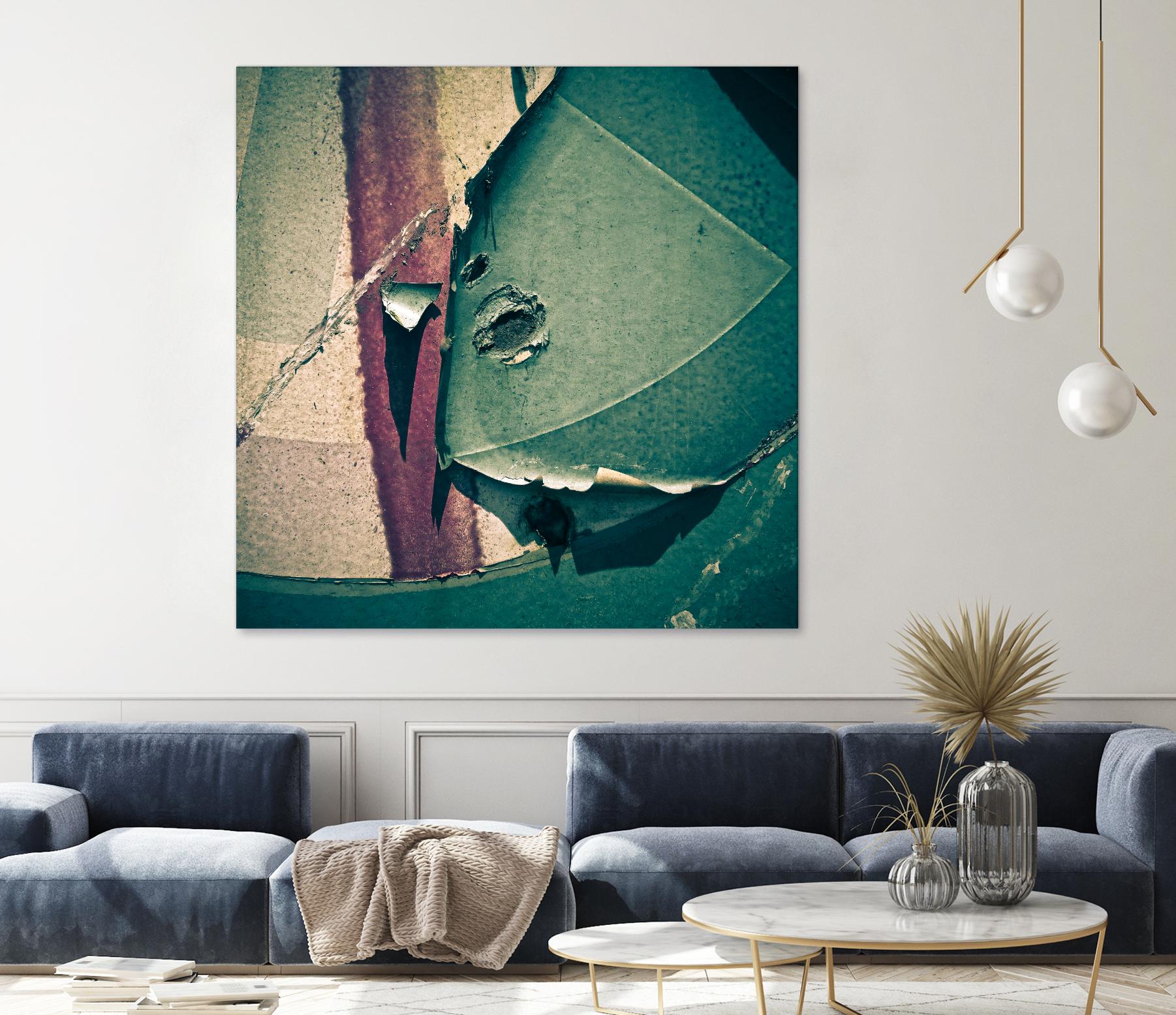 Contrast in Metal IV by Jean-François Dupuis on GIANT ART - pink photo art rust