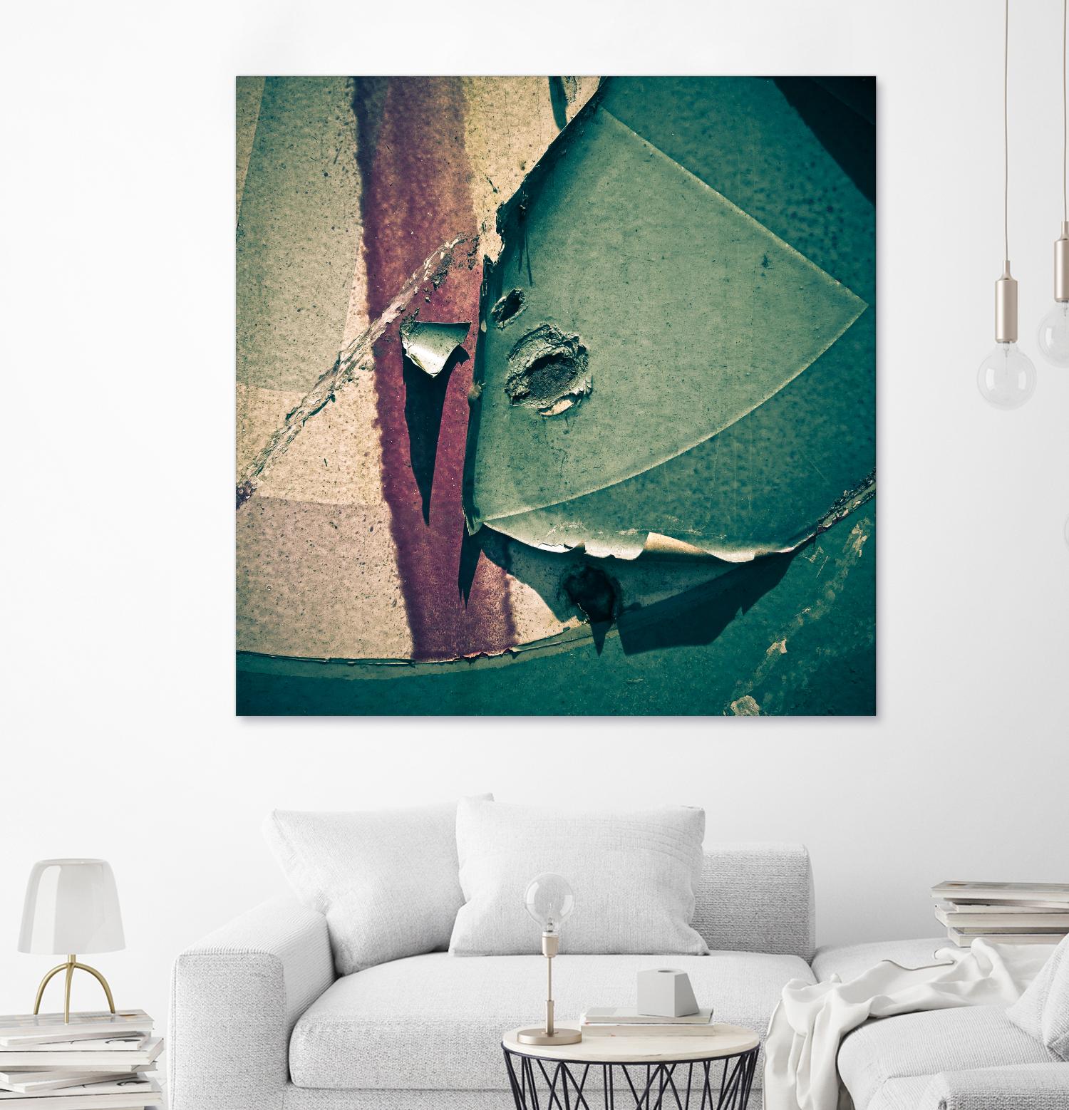 Contrast in Metal IV by Jean-François Dupuis on GIANT ART - pink photo art rust