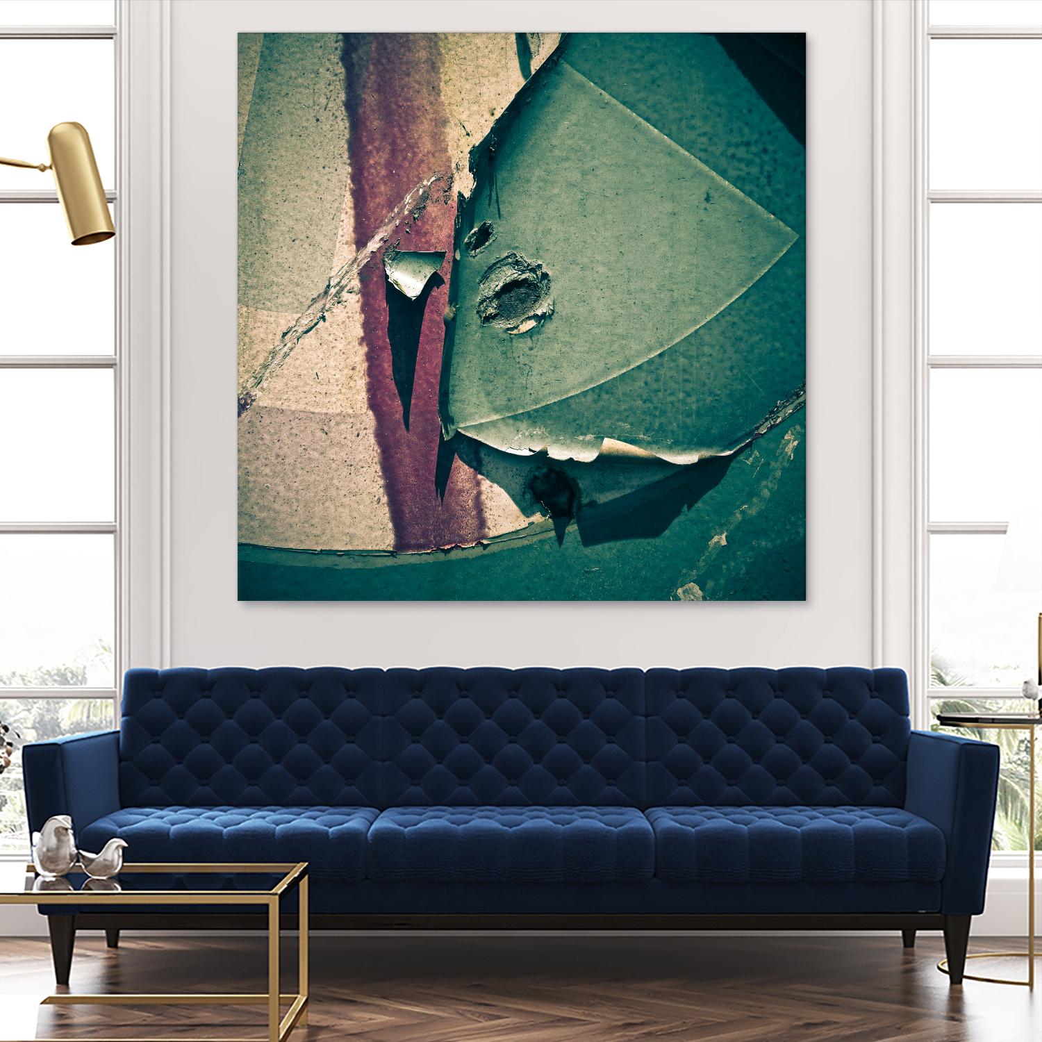 Contrast in Metal IV by Jean-François Dupuis on GIANT ART - pink photo art rust