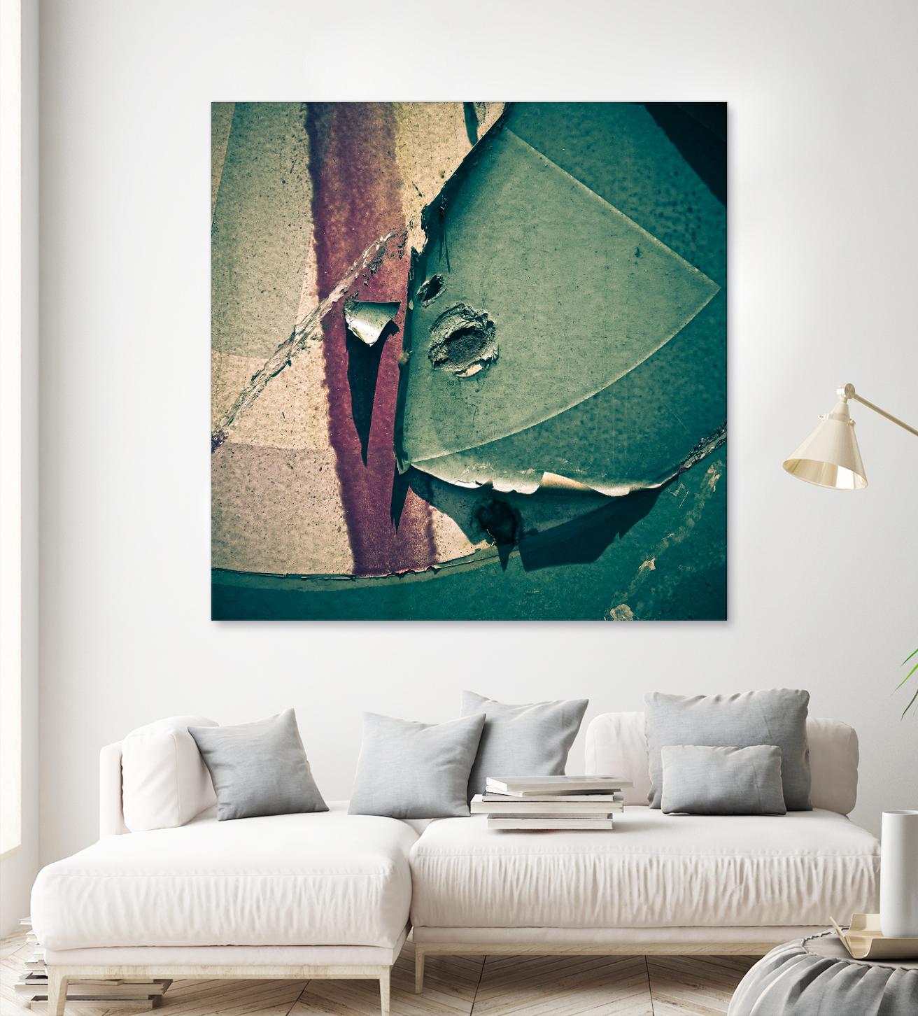 Contrast in Metal IV by Jean-François Dupuis on GIANT ART - pink photo art rust