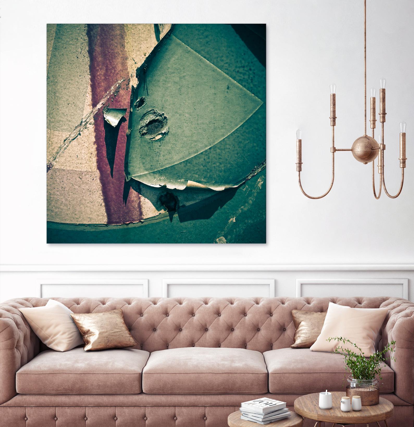 Contrast in Metal IV by Jean-François Dupuis on GIANT ART - pink photo art rust