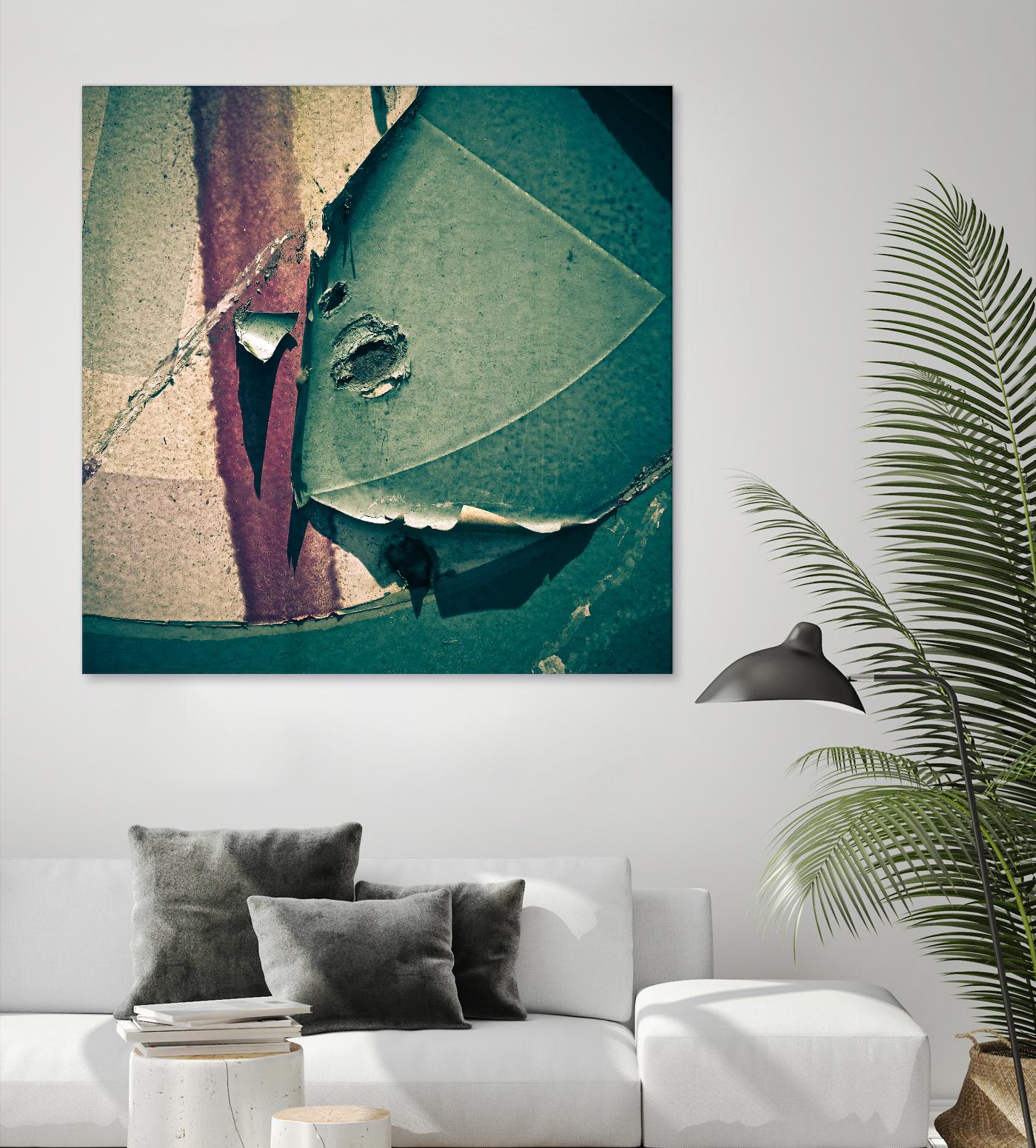 Contrast in Metal IV by Jean-François Dupuis on GIANT ART - pink photo art rust