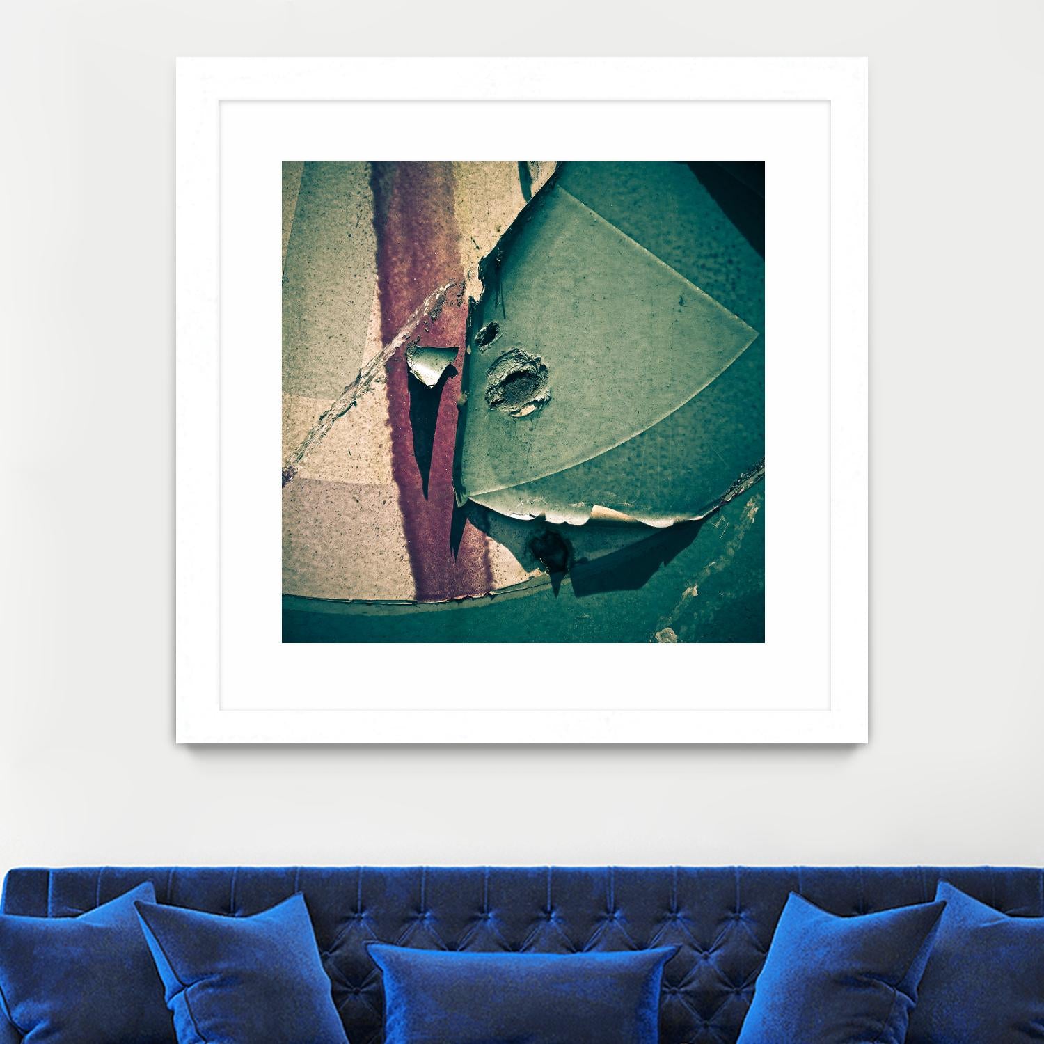 Contrast in Metal IV by Jean-François Dupuis on GIANT ART - pink photo art rust