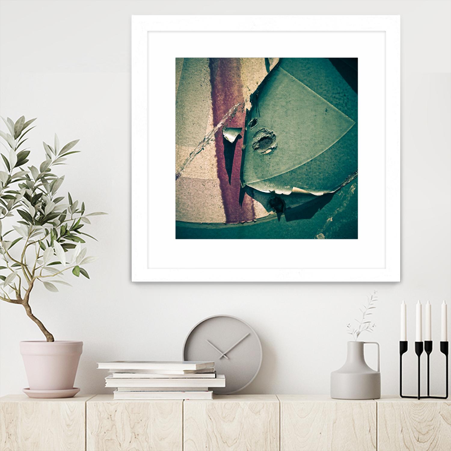 Contrast in Metal IV by Jean-François Dupuis on GIANT ART - pink photo art rust