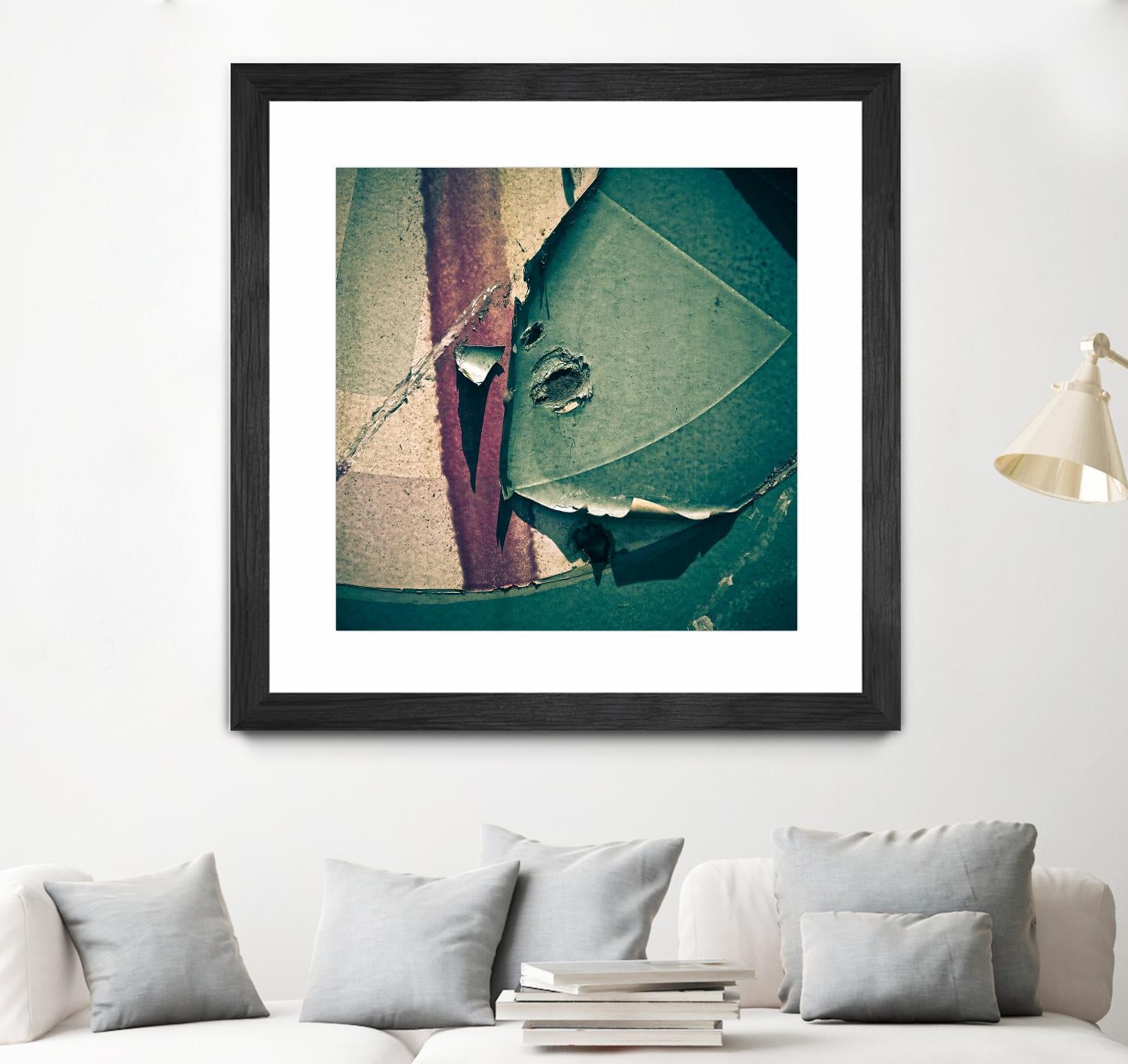 Contrast in Metal IV by Jean-François Dupuis on GIANT ART - pink photo art rust