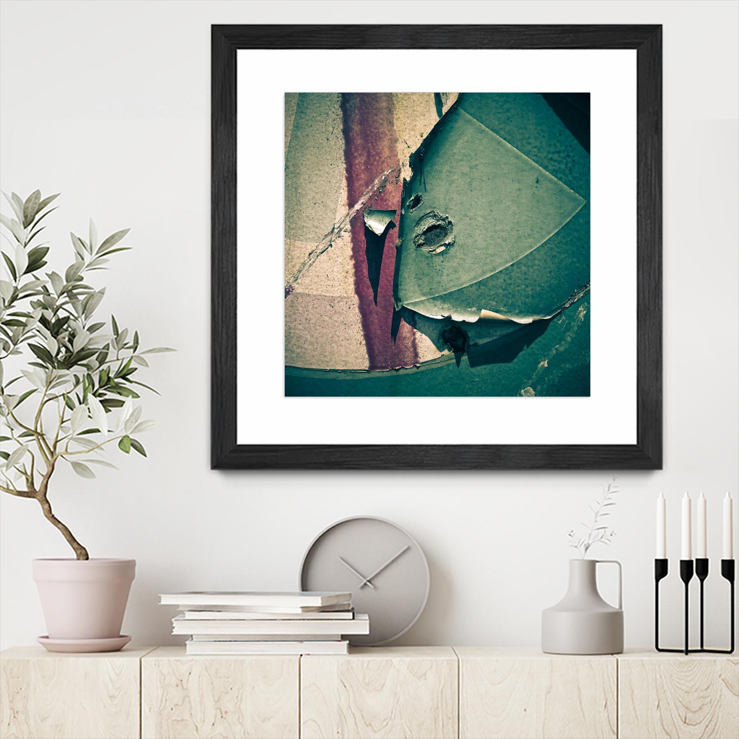 Contrast in Metal IV by Jean-François Dupuis on GIANT ART - pink photo art rust