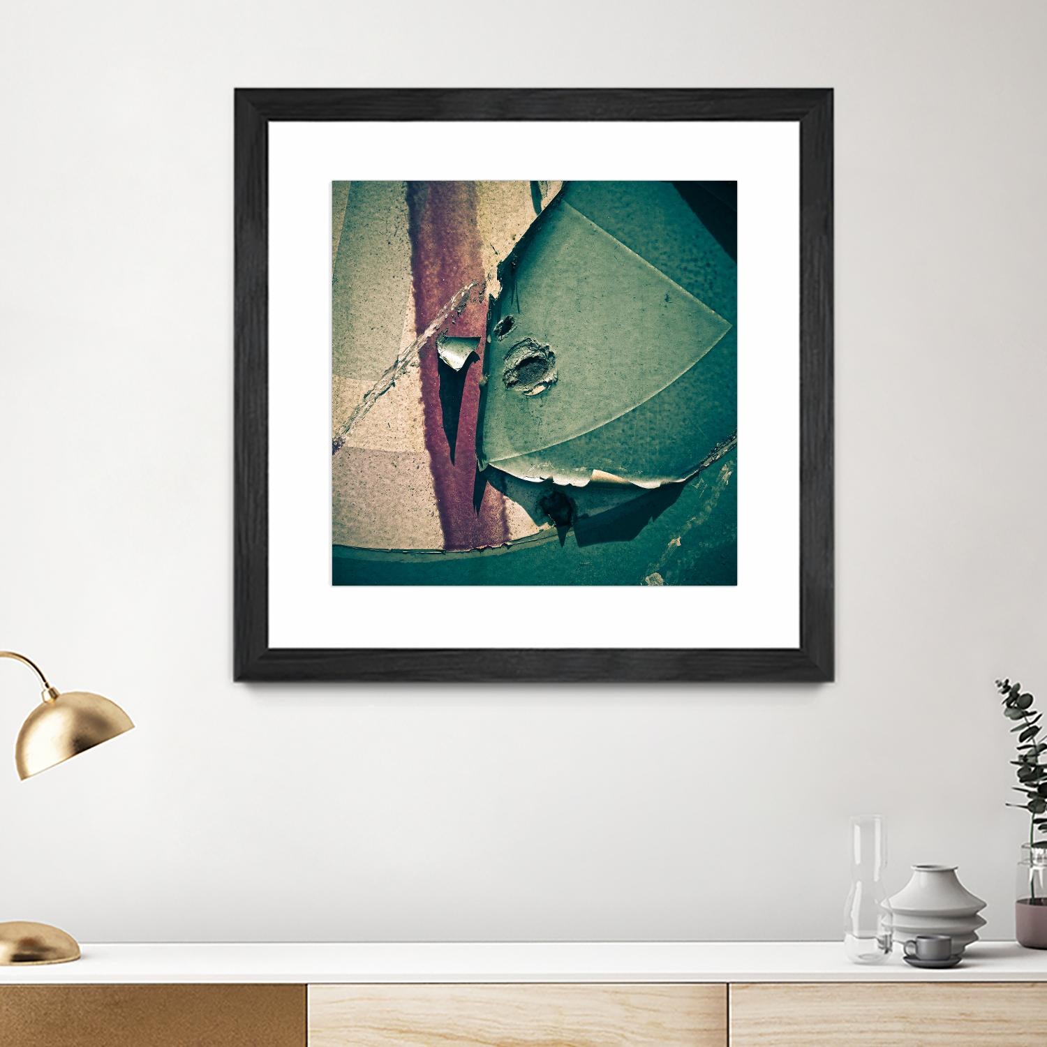 Contrast in Metal IV by Jean-François Dupuis on GIANT ART - pink photo art rust