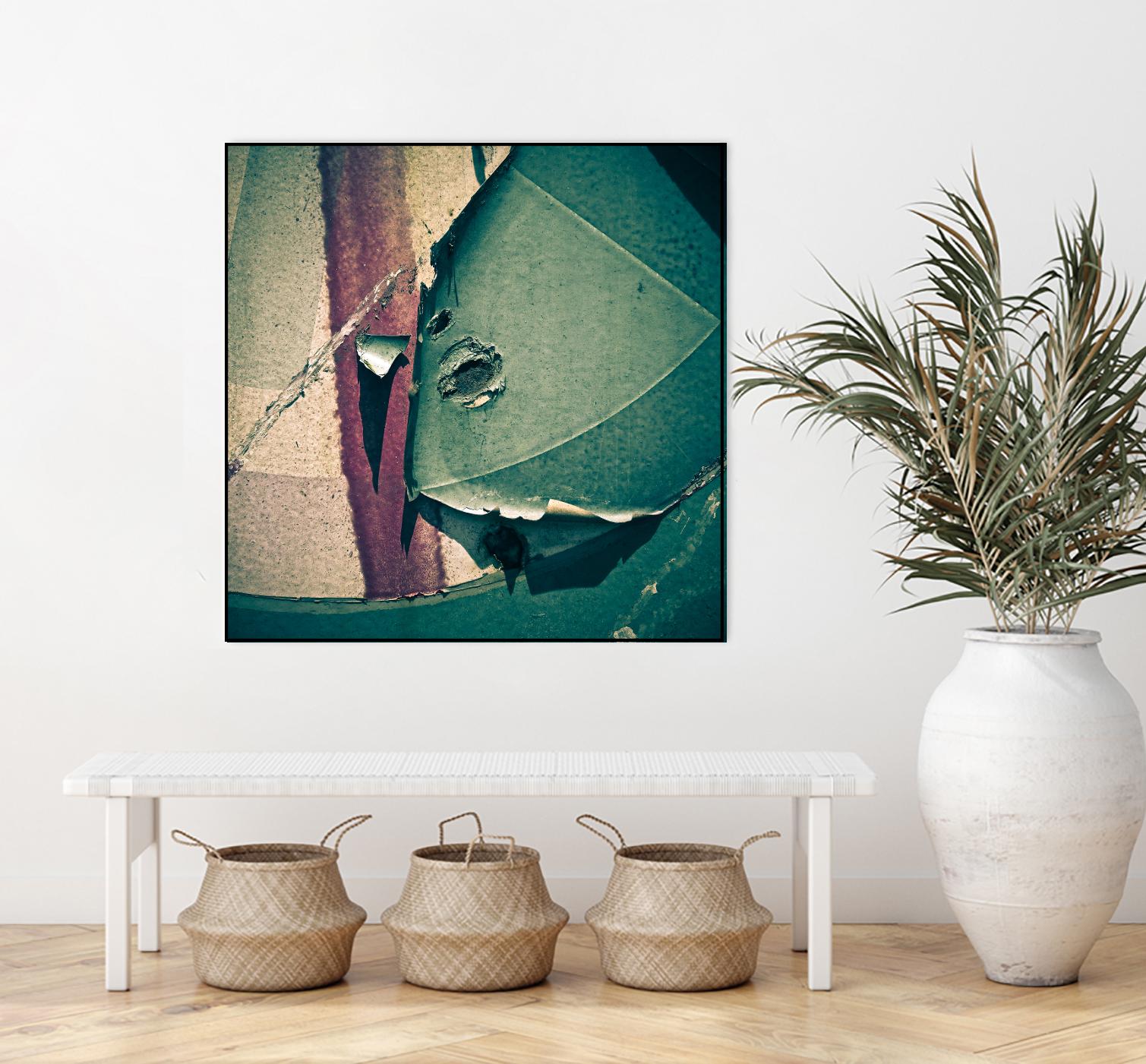 Contrast in Metal IV by Jean-François Dupuis on GIANT ART - pink photo art rust