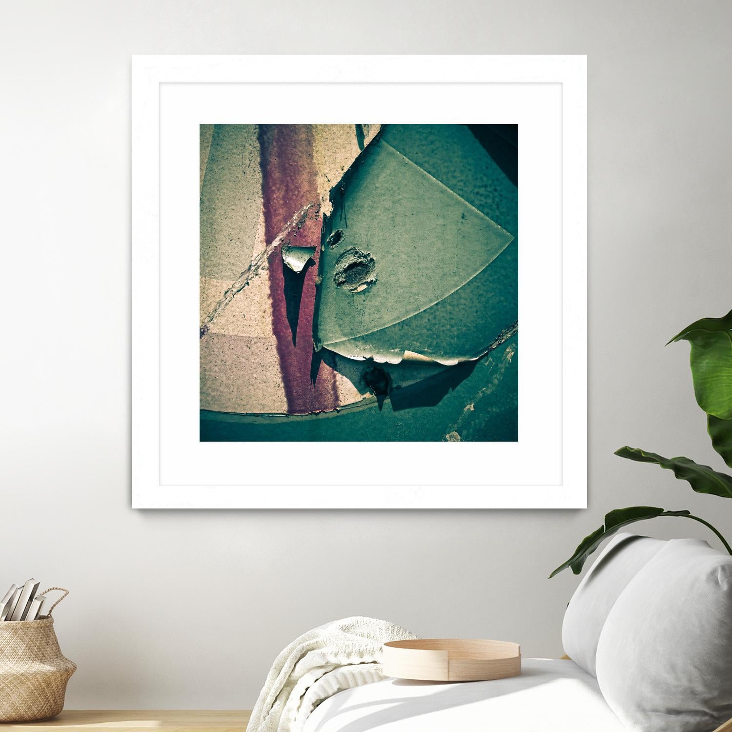 Contrast in Metal IV by Jean-François Dupuis on GIANT ART - pink photo art rust