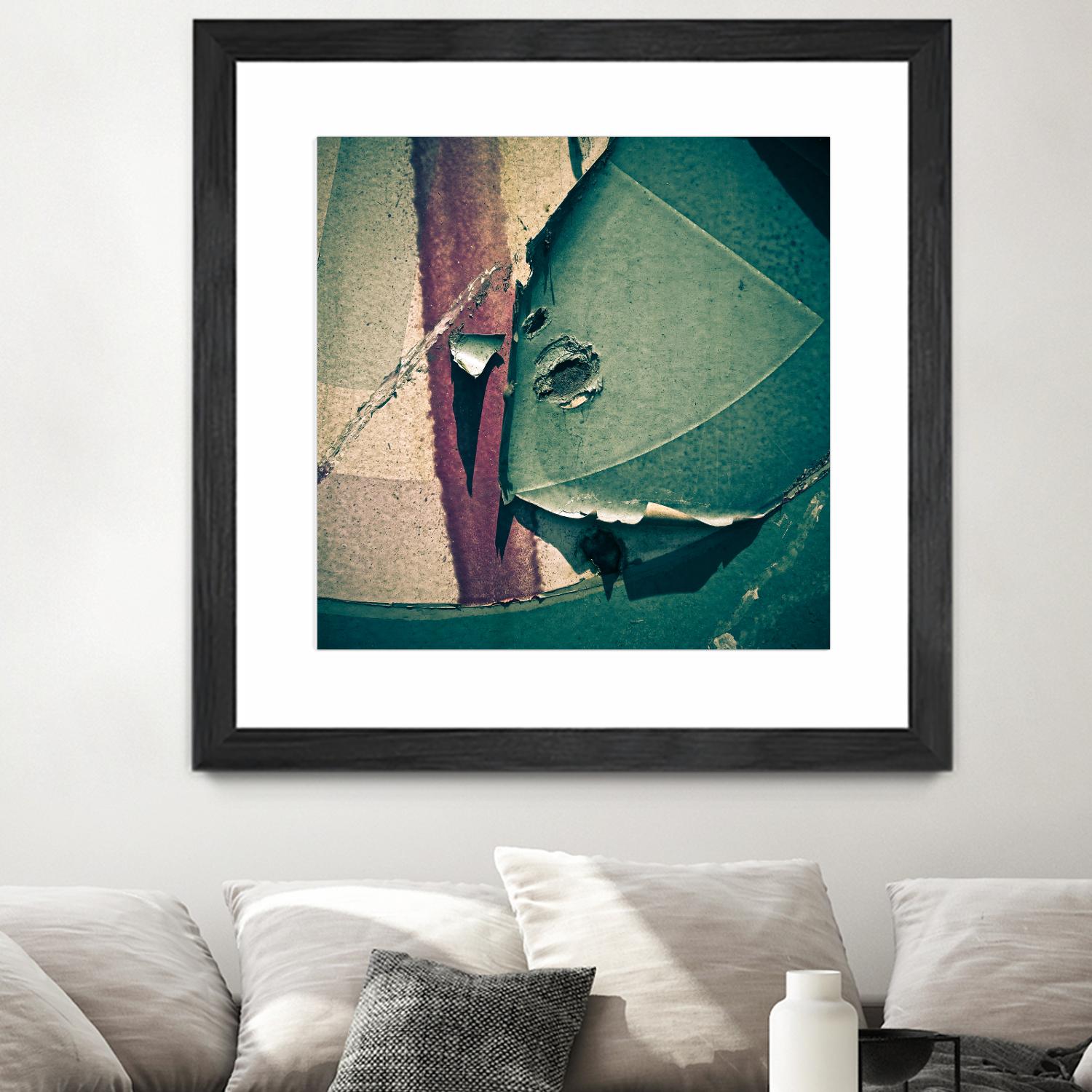 Contrast in Metal IV by Jean-François Dupuis on GIANT ART - pink photo art rust