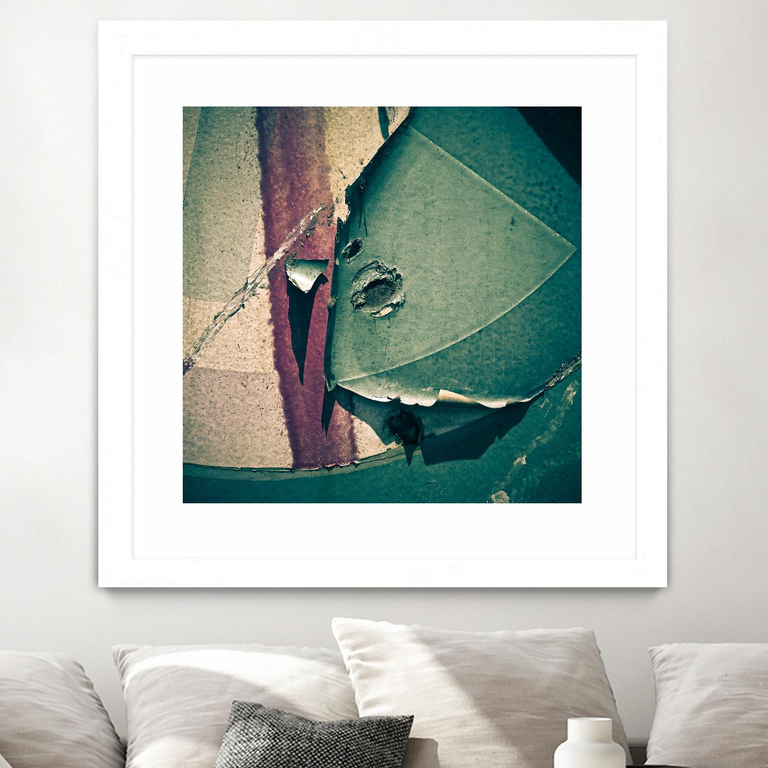 Contrast in Metal IV by Jean-François Dupuis on GIANT ART - pink photo art rust