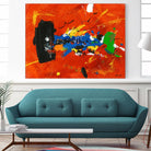 Poisson barbu by Pierre David on GIANT ART - blue abstract