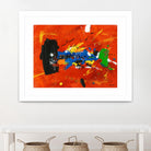 Poisson barbu by Pierre David on GIANT ART - red abstract canadien