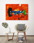 Poisson barbu by Pierre David on GIANT ART - red abstract canadien