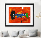 Poisson barbu by Pierre David on GIANT ART - red abstract canadien