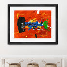 Poisson barbu by Pierre David on GIANT ART - red abstract canadien