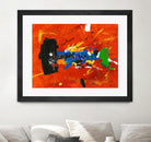 Poisson barbu by Pierre David on GIANT ART - red abstract canadien