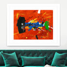 Poisson barbu by Pierre David on GIANT ART - red abstract canadien