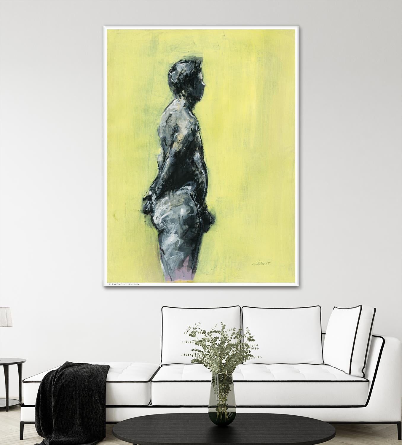 Rizas by Jacques Clement on GIANT ART - grey nude