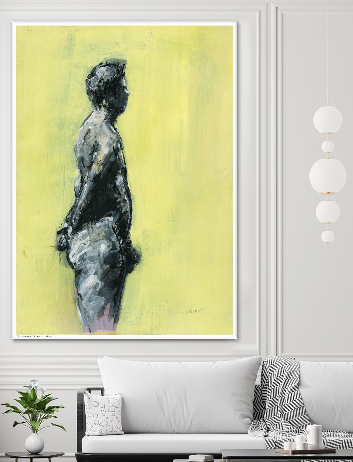 Rizas by Jacques Clement on GIANT ART - grey nude