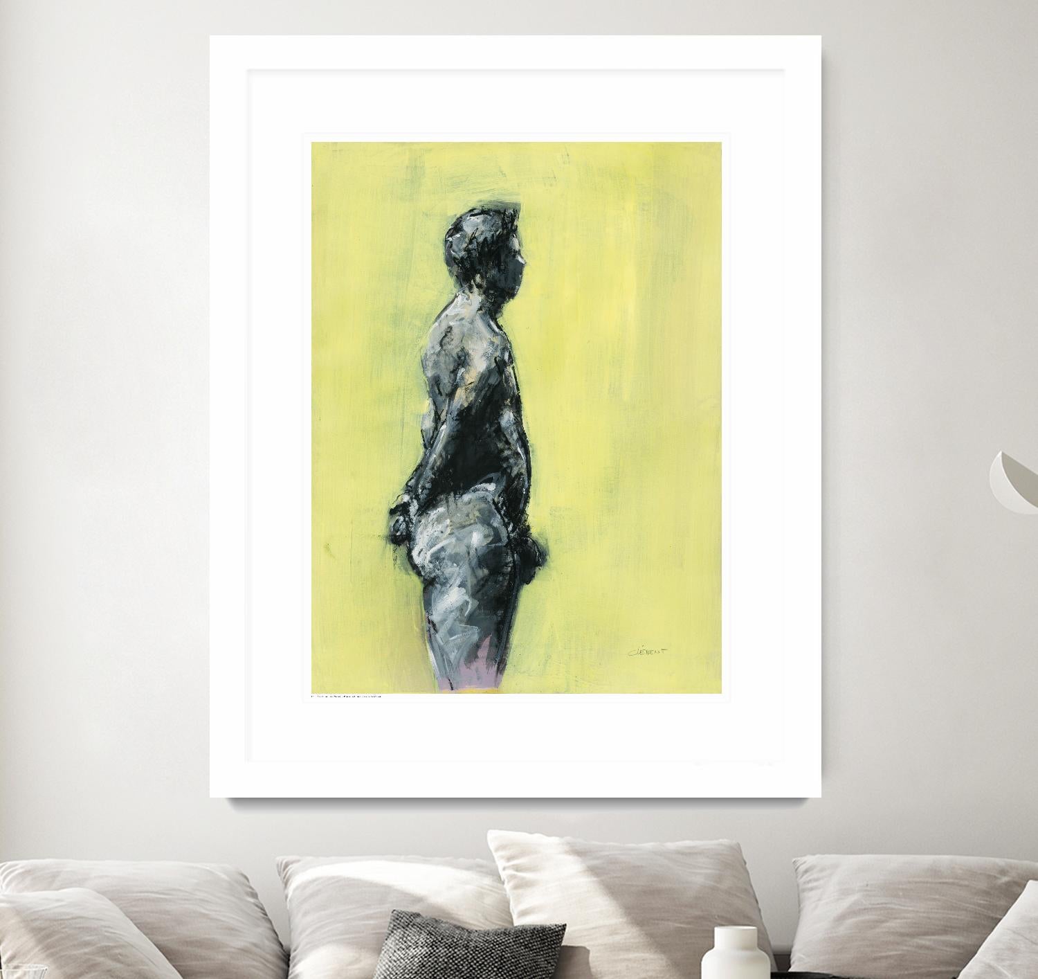 Rizas by Jacques Clement on GIANT ART - grey nude