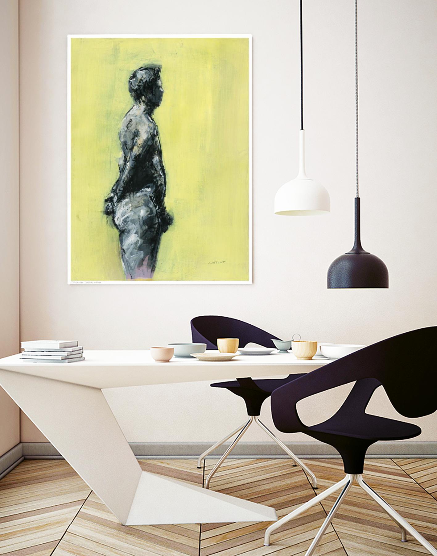 Rizas by Jacques Clement on GIANT ART - grey nude
