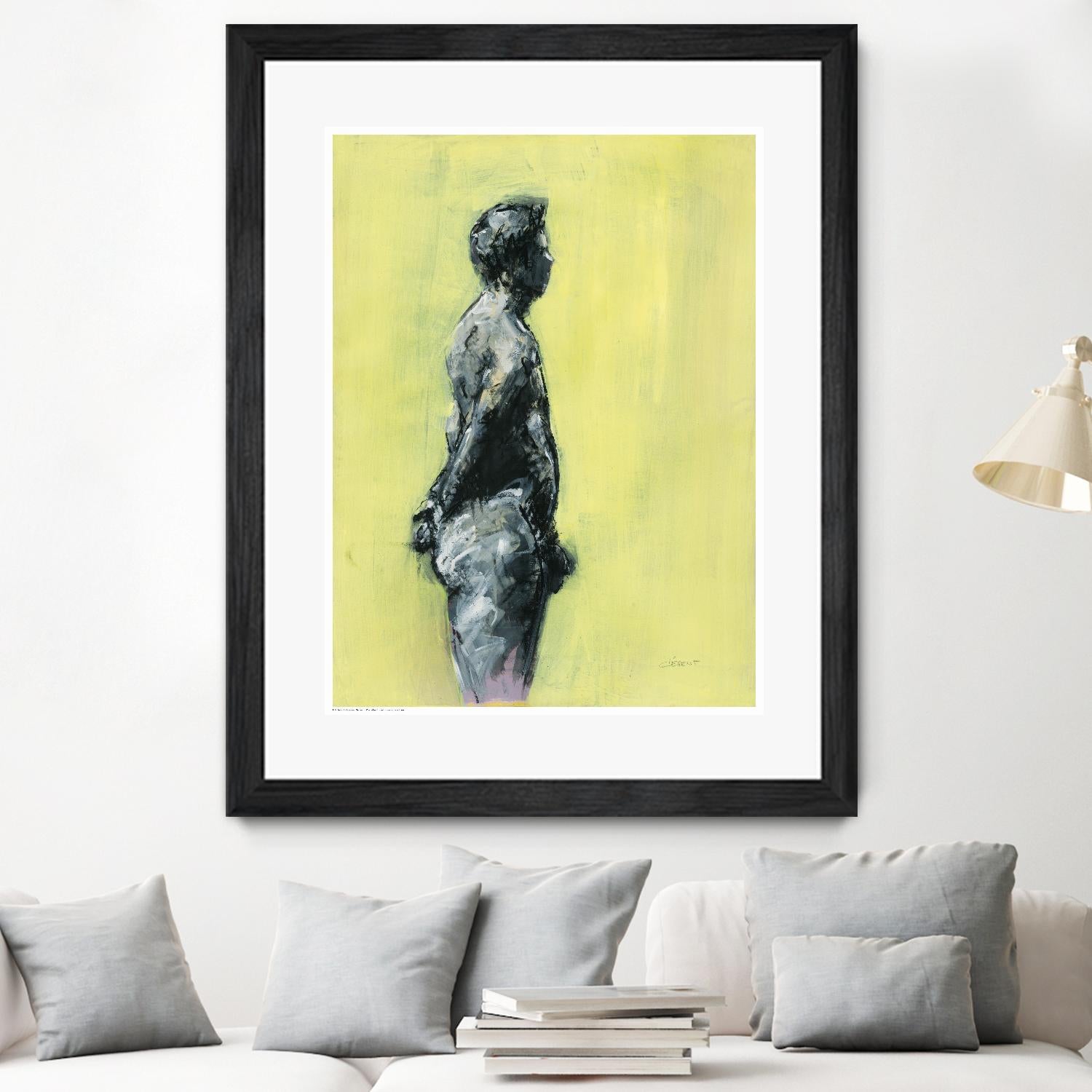 Rizas by Jacques Clement on GIANT ART - grey nude