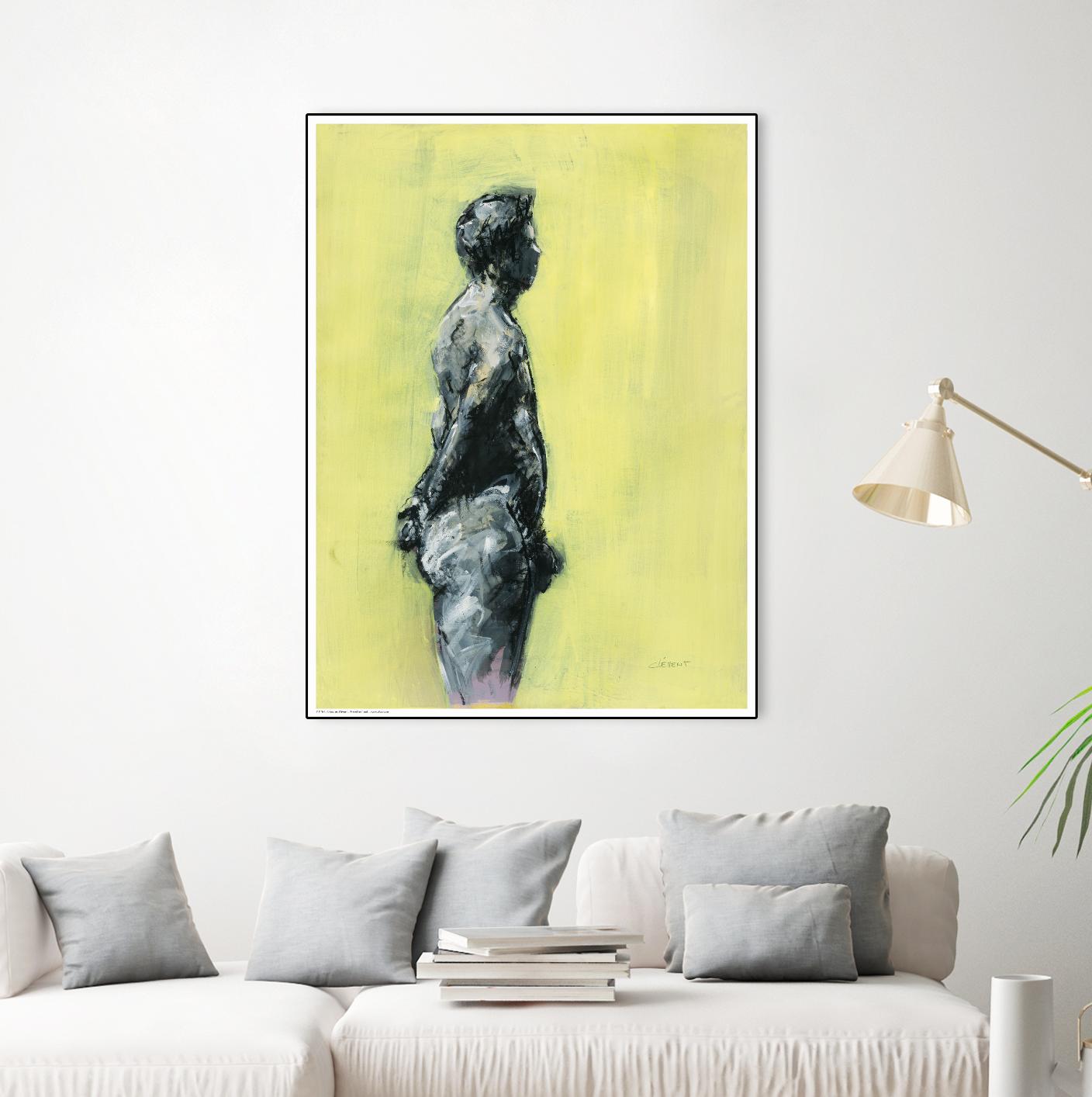 Rizas by Jacques Clement on GIANT ART - grey nude
