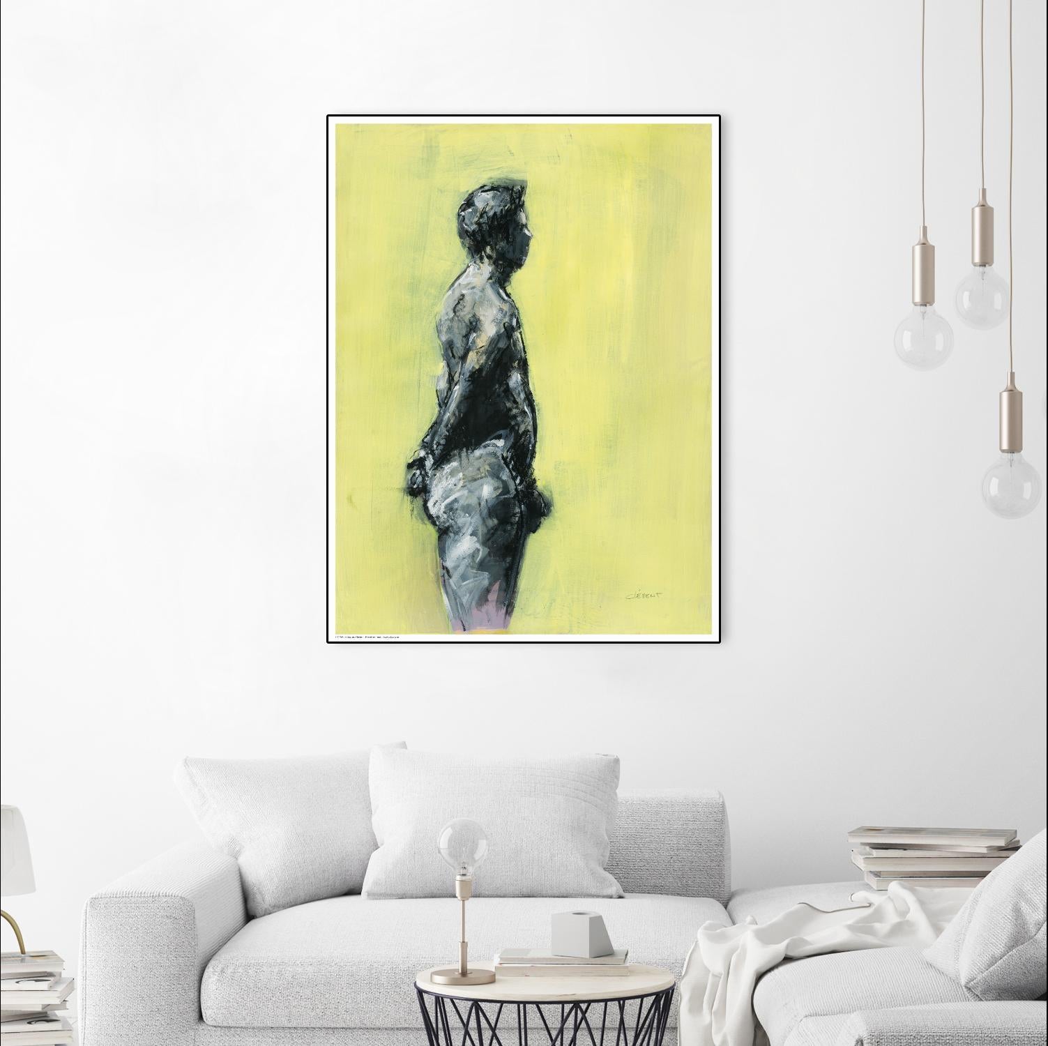 Rizas by Jacques Clement on GIANT ART - grey nude