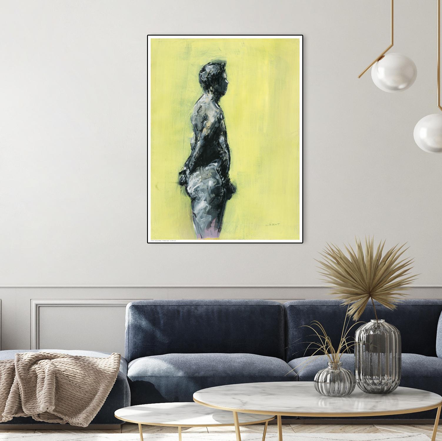 Rizas by Jacques Clement on GIANT ART - grey nude